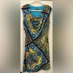 Roz & Ali Petite Patterned Dress 14P